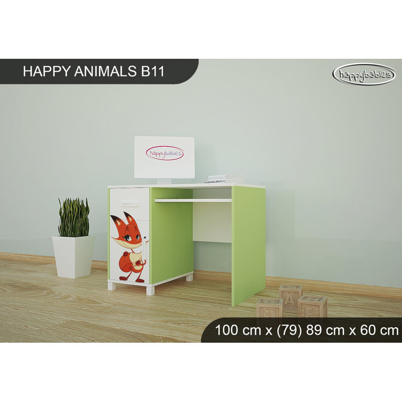 100cm Writing Desk, Green