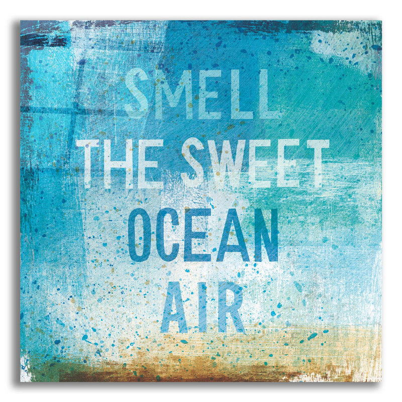 «Beachscape Abstract II» par Michael Mullan, art mural en verre acrylique