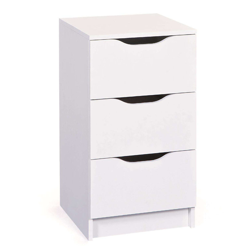 Kyriacos 3 Drawer 41.2Cm W Tallboy