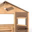 Solid Wood Bed with Built-In Stairs-1020775528-1020775529