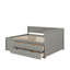Lit de jour double avec tiroirs et tablettes-10728918-10728875
