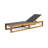 Arvada 78.75'' Long Reclining Acacia Single Chaise-1582094143-1583258243