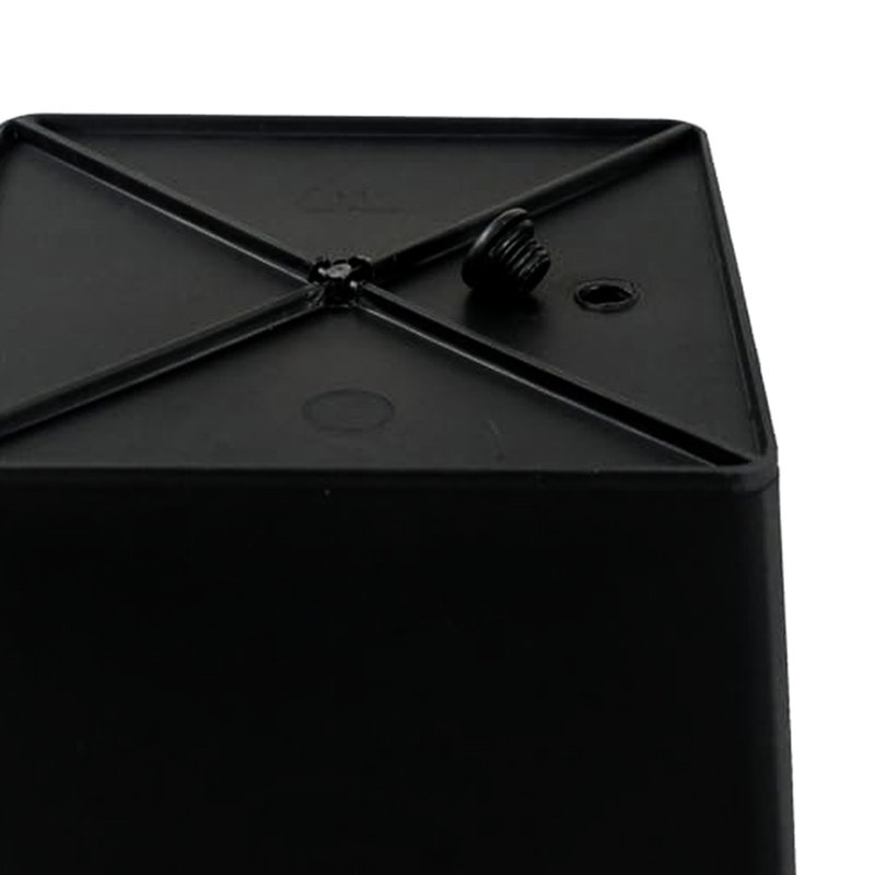 Baignoire carrée en plastique de 9 po pour pots de jardin - pots de jardin avec drainage 5.