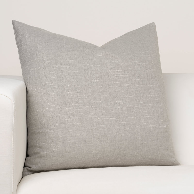 Legend Reversible Throw Pillow, Smoke, Square 30", Polyester/Polyfill