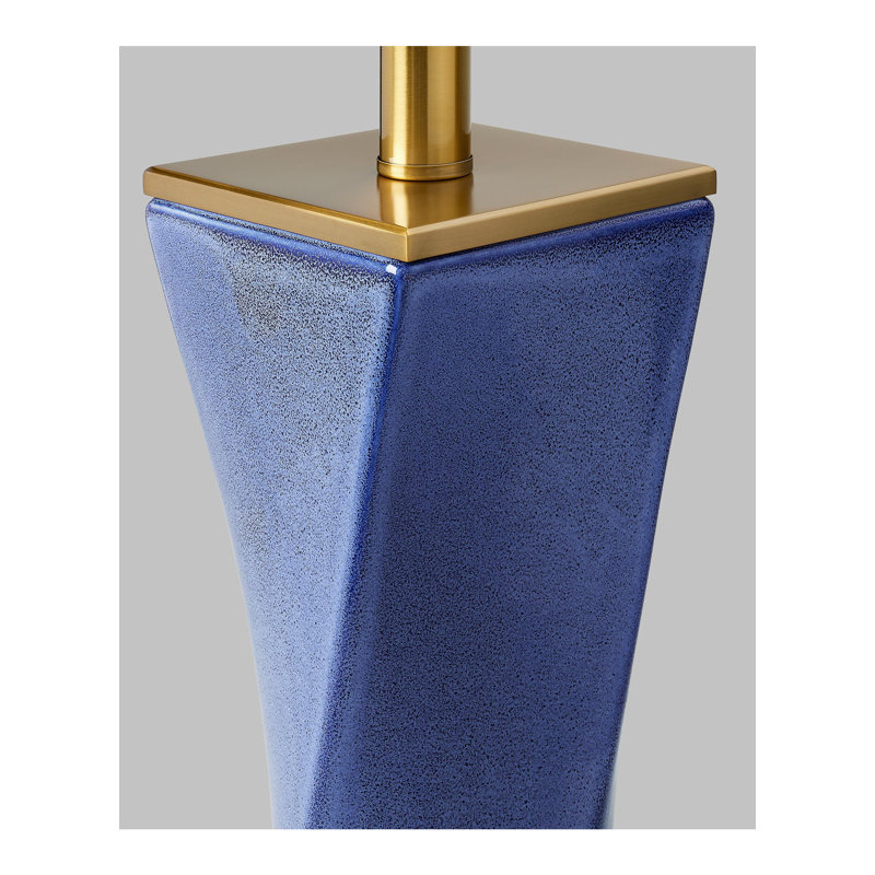 Lagos Table Lamp, Frosted Blue