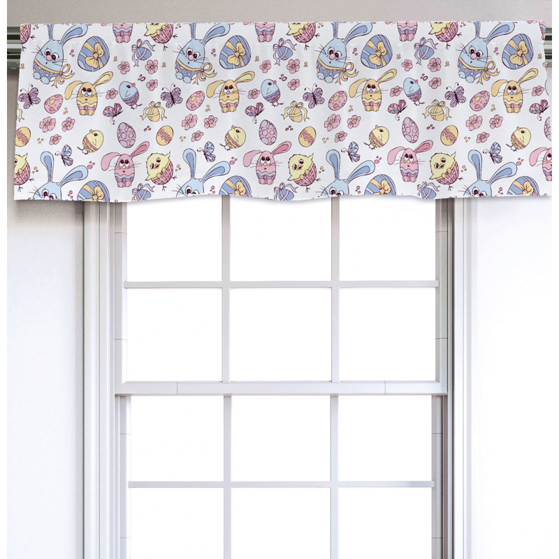 Sateen Ruffled Window Valance