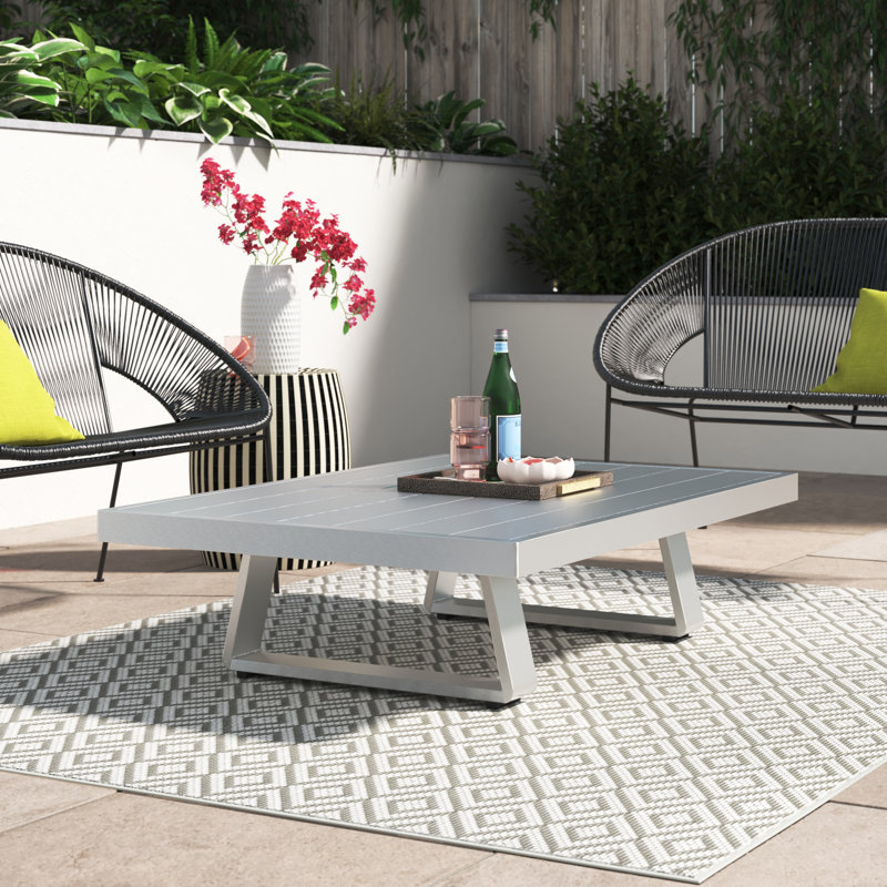Table basse Harriet, Argent