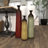 Waltham Multi Colored Metal Tall Enameled Bottleneck Floor Decorative Vase with Chevron Pattern