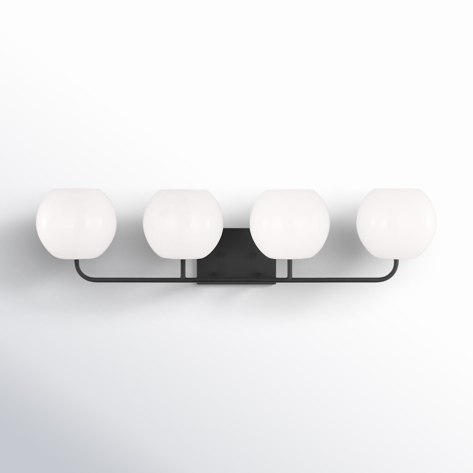 Jorund 4 Light Dimmable Vanity Light, Midnight Black, Yes