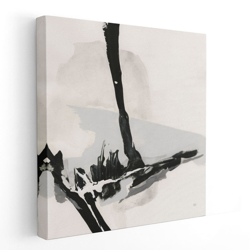 «Creamy Neutral IV», reproduction d'art sur toile, H 12 po x l 12 po