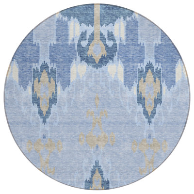 Tapis rond ivoire 8 po