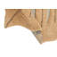 Monstera Cotton Area Rug in Olive/Soil Brown/Orche