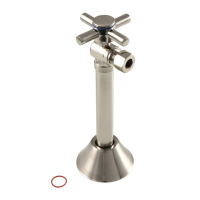 Kingston Brass Concord 1/2-Inch Sweat x 3/8-Inch OD Comp Quarter-Turn Angle Stop Valve