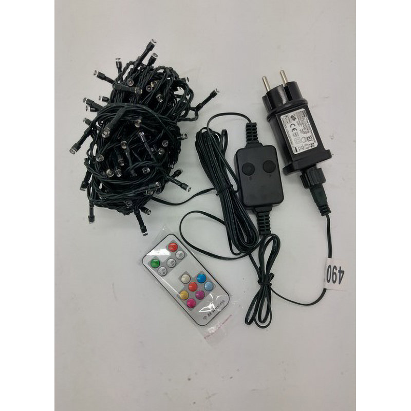 MULTI-FUNCTION TIMED STRING LIGHTS - RGB LEDS W/ REMOTE, 32 Ft.