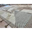 Tapis contemporain multicolore multicolore en laine noué à la main-95052331