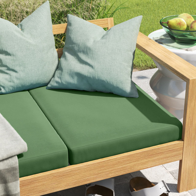 ARDEN Outdoor Seat Cushion, Moss, 2.5" H x 19" W x 18" D
