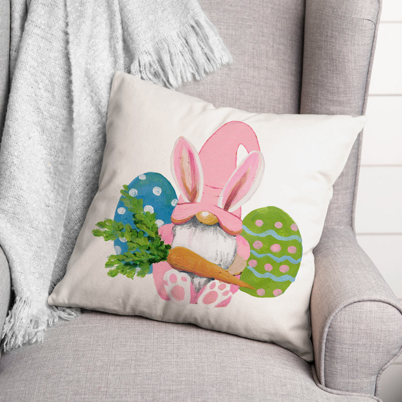 No Pattern And Not Solid Color Throw Pillow, 20" x 20"