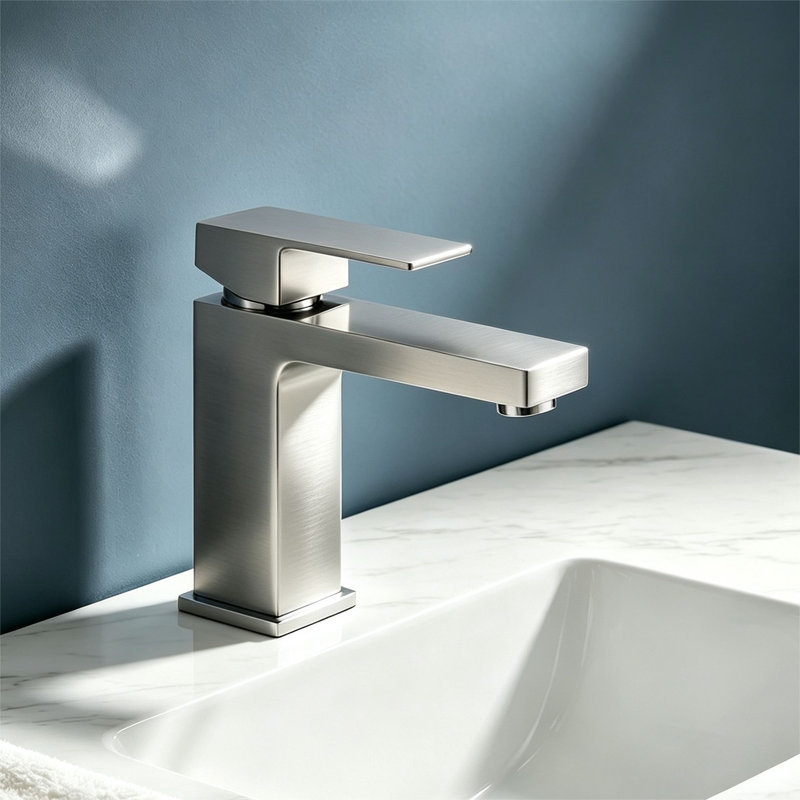 Topcraft Single-Hole, Single-Handle Bathroom Faucet