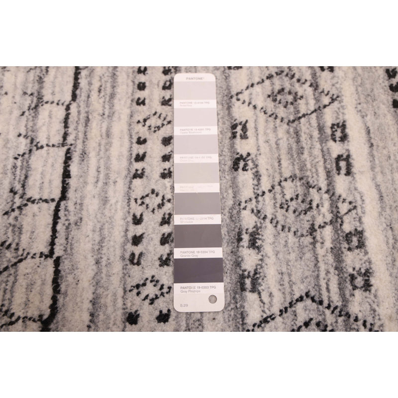 Indo Gabbeh Silver Rug 5'1" x 7'9"
