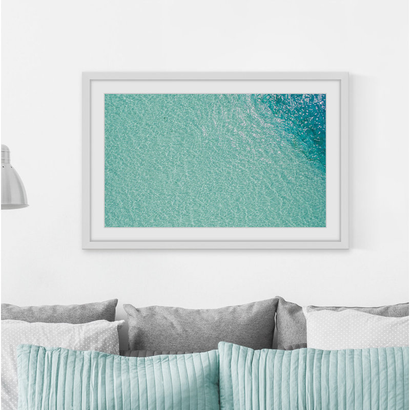 «Azul Sin Fin», reproduction de photo encadrée, H 30 po x l 45 po