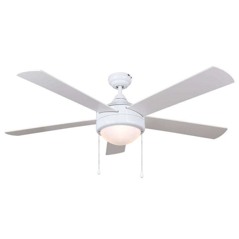 Gaios 52'' Ceiling Fan with Light Kit, White
