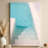 Impressionistic 'Abstract Turquoise Pool Scene' Canvas Graphic Art