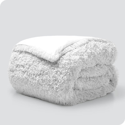 Shaggy Fleece Plush Duvet Cover