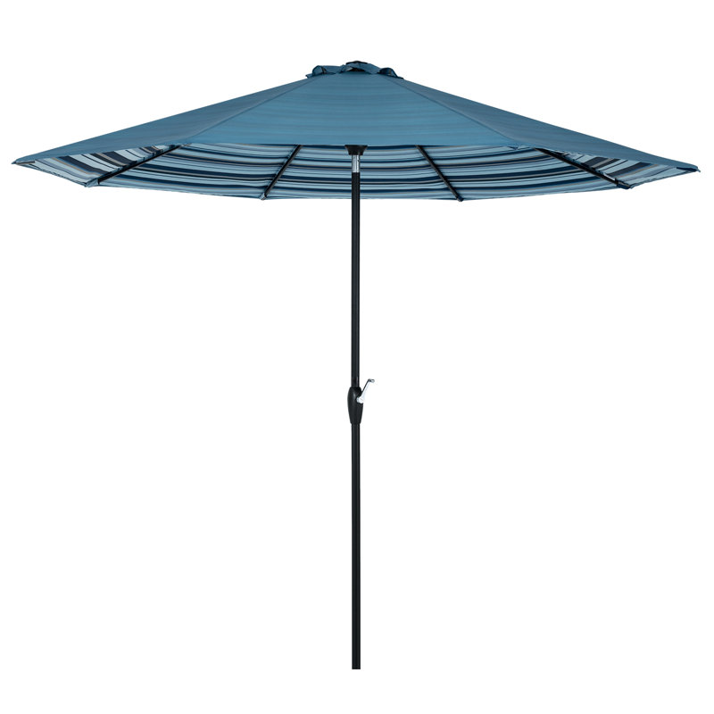 Parasol de marché inclinable avec manivelle 120 po Latece
