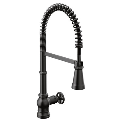 Paterson Spring Pull Down Single Handle Kitchen Faucet with Accessories and with Power Boost