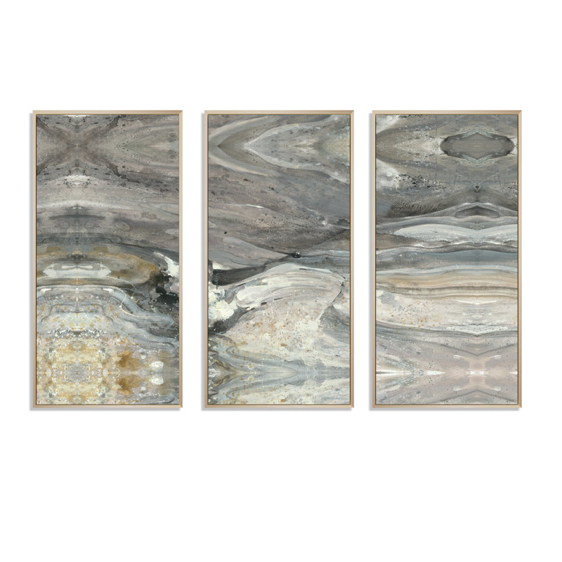 Natural Earth Tone - ensemble d'art mural moderne et contemporain sur toile, encadré de 3