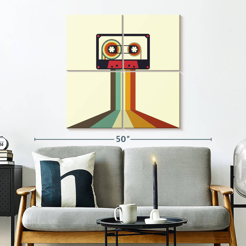 Abarca Retro Cassette, 32" H x 32" W
