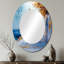 Miroir décoratif marocain sur fond marocain Rabat bleu II - Pays-1067463167