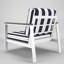 Fauteuil club d'extérieur en métal avec coussin Sunbrella Weston-743519901-743519900