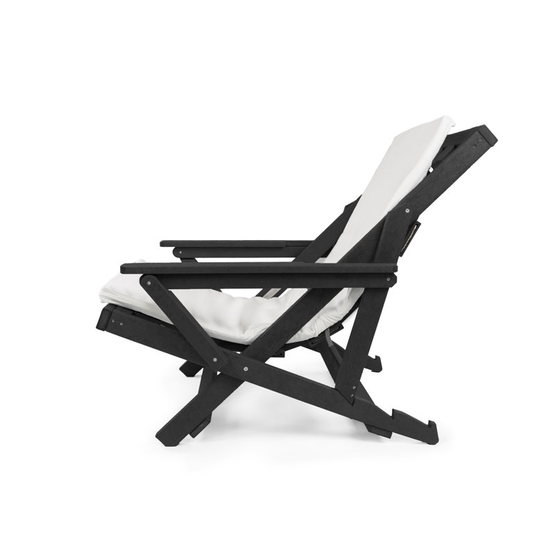 Méridienne d'extérieur pliable Pinecrest, Noir