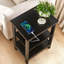 Ensemble de 2 tables de bout avec station de charge-1251798794