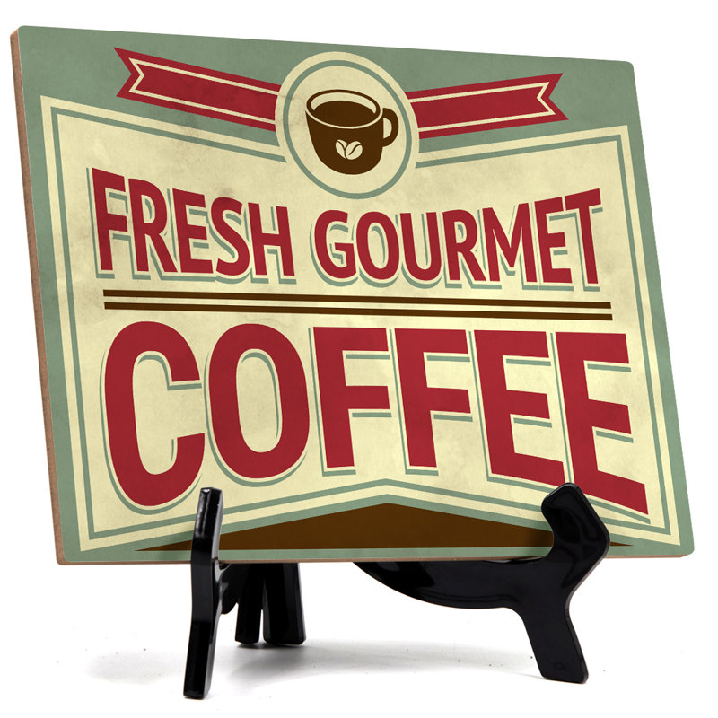 Enseigne de table basse Fresh Gourmet