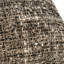 Porter 24" Woven Cotton Blend Throw Pillow , Black