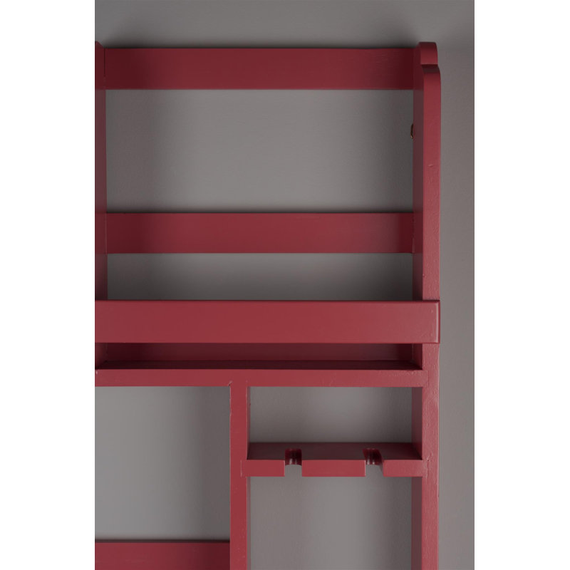 Myron Wine Rack, Red