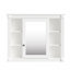 Meuble-lavabo 36 po avec lavabo et armoire à miroir - Rangement pratique 2 tiroirs à fermeture en douceur-1142588568-1142588570