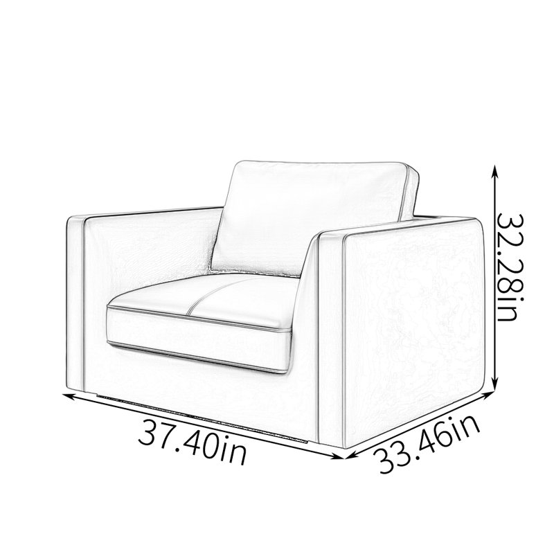European style simple sofa