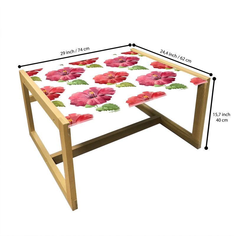 Jabez Sled Coffee Table, 62cm H x 74cm W x 40cm D