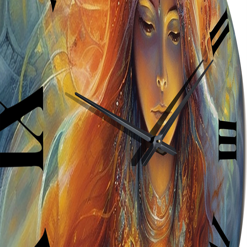 Horloge murale Divine Goddess Incantations, Très grand