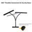 Lampe pour piano pour pianos à queue grand / droit et numérique, lampe pour piano avec 3 modes de couleur pour pianos sur pied, hauteur et direction réglables, minuterie d'arrêt automatique, lampe pour pupitre, lampe de bureau, lampe de table