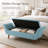 Velvet Upholstered Storage Bench-1374490752
