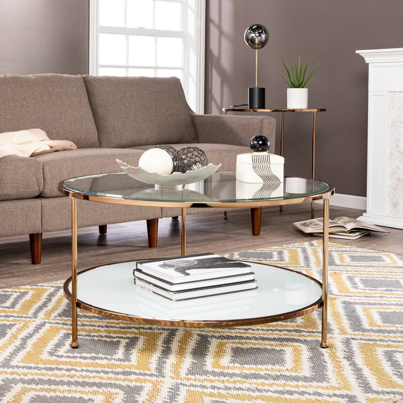 Coffee Table, Cocktail Table With Shelf