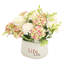 Artificial Hydrangea Flower in Ceramic Planter for Desktop Decoration-173461928