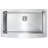 Elysian 32.875'' L Single Bowl Stainless Steel Kitchen Sink