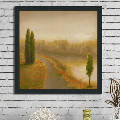 «Isle Floral Pathway I», reproduction de peinture acrylique