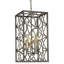 Elegant 6-Light Lantern Rectangle Chandelier