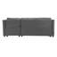 Kachayr 215Cm Linen Square Arm Sofa Bed